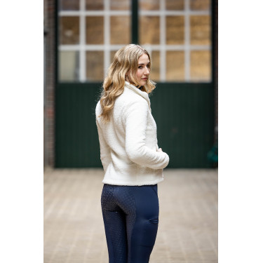 Chaqueta polar Cloud HKM Crema Beige