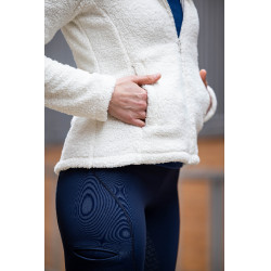 Chaqueta polar Cloud HKM Crema Beige