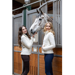 Chaqueta polar Cloud HKM Crema Beige