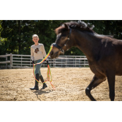 Línea de trabajo Rainbow HKM Multicolor Línea de trabajo Rainbow HKM Multicolor