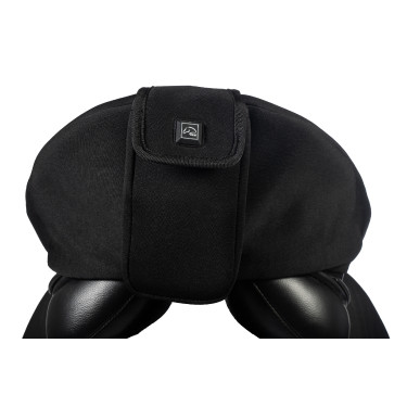 Funda de asiento calefactable para silla de salto Style sin batería HKM Negro