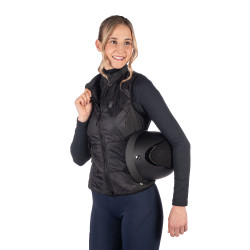 Chaleco térmico Slimline Style HKM Negro