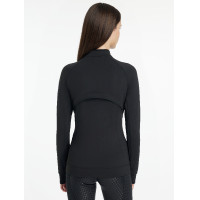 Chaqueta cepillada con cremallera LeMieux Aspen Negro Chaqueta cepillada con cremallera LeMieux Aspen Negro