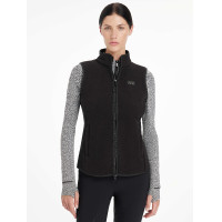 Chaleco sin mangas de forro polar de espiga LeMieux Aspen Motivo de chevrones