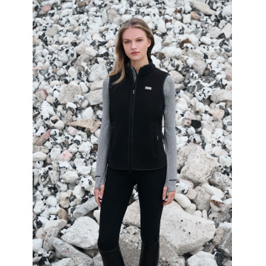 Chaleco sin mangas de forro polar de espiga LeMieux Aspen Motivo de chevrones