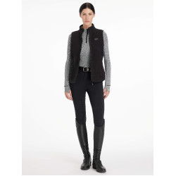 Chaleco sin mangas de forro polar de espiga LeMieux Aspen Motivo de chevrones