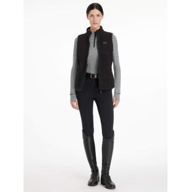 Chaleco sin mangas de forro polar de espiga LeMieux Aspen Motivo de chevrones