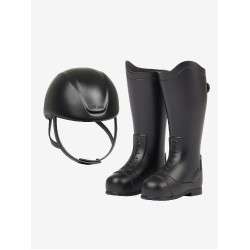 Botas y casco Toy Rider LeMieux Negro