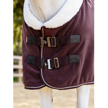 Manta polar LeMieux Luxe Ciruela damascena Violeta