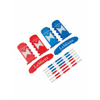 Conjunto de salto de obstáculos LeMieux Toy Pony Benetton / chile / blanco