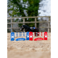 Conjunto de salto de obstáculos LeMieux Toy Pony Benetton / chile / blanco