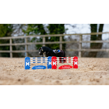 Conjunto de salto de obstáculos LeMieux Toy Pony Benetton / chile / blanco