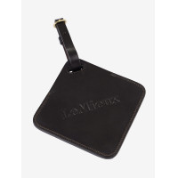 Etiqueta de equipaje de cuero LeMieux Castaño Marrón