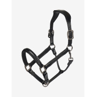 Cabezada de cuero charolado LeMieux Negro Cabezada de cuero charolado LeMieux Negro