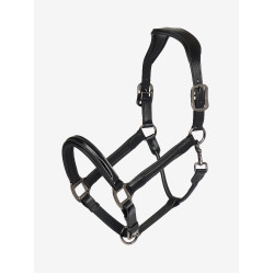 Cabezada de cuero charolado LeMieux Negro Cabezada de cuero charolado LeMieux Negro