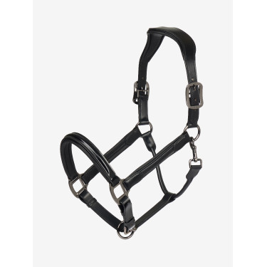 Cabezada de cuero charolado LeMieux Negro Cabezada de cuero charolado LeMieux Negro