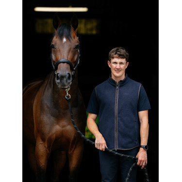 Chaleco polar sin mangas LeMieux para hombre Marino Azul marino