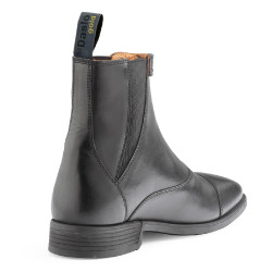Botas Daslö Gold de cuero con cremallera Negro