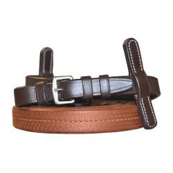 Riendas de entrenamiento 23 mm Chetak Marrón / newmarket Marr&amp;amp;amp;oacute;n