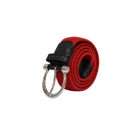 Cinturón elástico para mujer Jomala Flags & Cup Negro