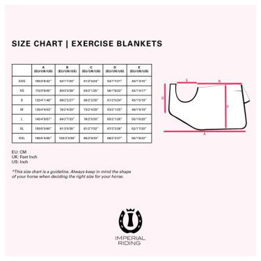 Manta para grupa Imperial Riding Reflectante Rosa Manta para grupa Imperial Riding Reflectante Rosa