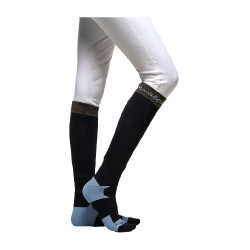 Calcetines Flags & Cup mujer Olbia Negro / iris