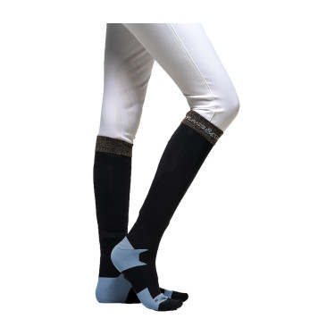 Calcetines Flags & Cup mujer Olbia Negro / iris
