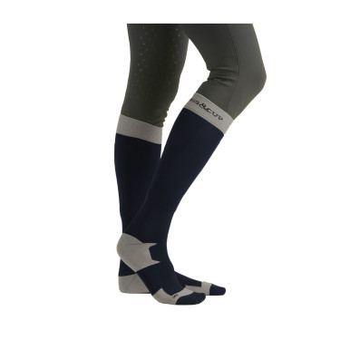 Calcetines unisex Flags & Cup Prato Azúl marino / gris
