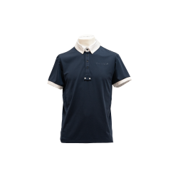 Polo de concurso Flags & Cup de manga corta para hombre San Remo Marino Azul marino Polo de concurso Flags & Cup de manga corta para hombre San Remo Marino Azul marino