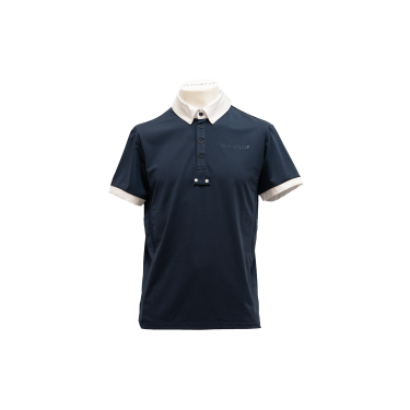 Polo de concurso Flags & Cup de manga corta para hombre San Remo Marino Azul marino Polo de concurso Flags & Cup de manga corta para hombre San Remo Marino Azul marino