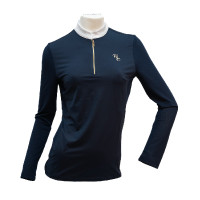 Polo de concurso Flags & Cup Andria mujer de manga larga Marino Azul marino Polo de concurso Flags & Cup Andria mujer de manga larga Marino Azul marino