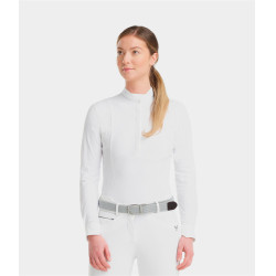 Camisa de mujer Horse Pilot de manga larga Aerolight Blanco Camisa de mujer Horse Pilot de manga larga Aerolight Blanco