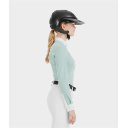 Camisa de mujer Horse Pilot de manga larga Aerolight Verde agua Azul