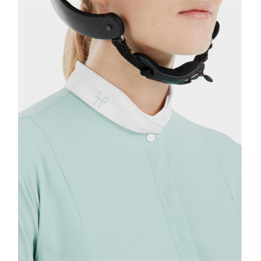 Camisa de mujer Horse Pilot de manga larga Aerolight Verde agua Azul
