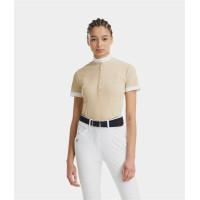 Camisa Horse Pilot de mujer de manga corta Aerolight Arena Amarillo