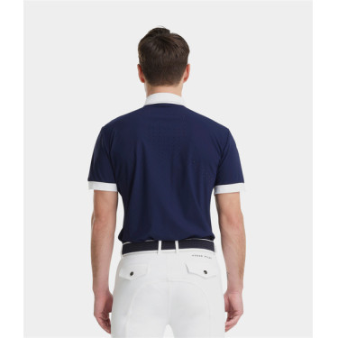 Camisa de concurso Horse Pilot de manga corta para hombre Aerolight Marino Azul marino Camisa de concurso Horse Pilot de manga corta para hombre Aerolight Marino Azul marino
