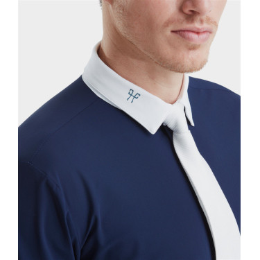 Camisa de concurso Horse Pilot de manga corta para hombre Aerolight Marino Azul marino Camisa de concurso Horse Pilot de manga corta para hombre Aerolight Marino Azul marino