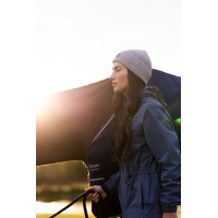 Gorro de equitación Horse Pilot de lana Gris viento
