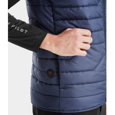 Chaleco de equitación sin mangas Horse Pilot calefactable E-Kelvin para hombre Marino Azul marino Chaleco de equitación sin mangas Horse Pilot calefactable E-Kelvin para hombre Marino Azul marino