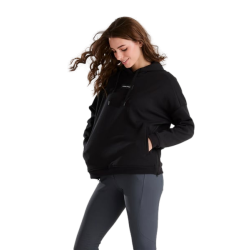 Sudadera de equitación con capucha Horse Pilot para mujer Negro