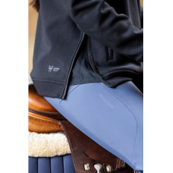 Sudadera de equitación con capucha Horse Pilot para mujer Negro