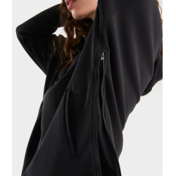 Sudadera de equitación con capucha Horse Pilot para mujer Negro