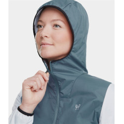 Chaqueta corta impermeable de equitación Raintech para mujer de Horse Pilot Azul nube