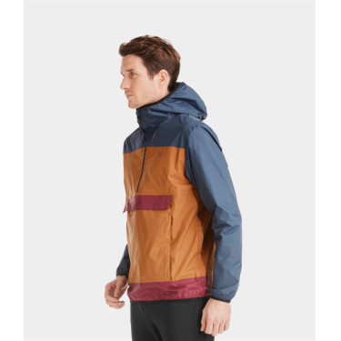 Chaqueta corta impermeable de equitación Raintech para hombre de Horse Pilot Marrón dorado Marr&amp;amp;amp;oacute;n