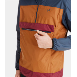 Chaqueta corta impermeable de equitación Raintech para hombre de Horse Pilot Marrón dorado Marr&amp;amp;amp;oacute;n