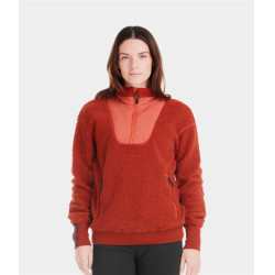 Chaqueta Sherpa Horse Pilot mujer Terracota Naranja