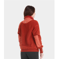 Chaqueta Sherpa Horse Pilot mujer Terracota Naranja