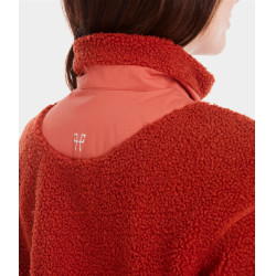 Chaqueta Sherpa Horse Pilot mujer Terracota Naranja