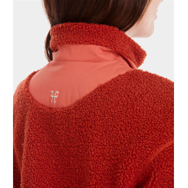 Chaqueta Sherpa Horse Pilot mujer Terracota Naranja