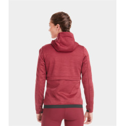 Sudadera con cremallera de equitación Horse Pilot mujer Tempest Rojo oscuro Sudadera con cremallera de equitación Horse Pilot mujer Tempest Rojo oscuro